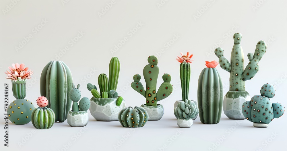 Zen Garden of Cacti
