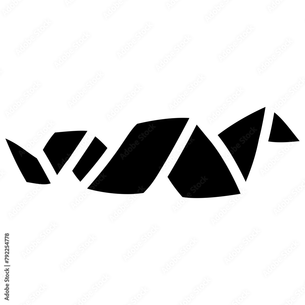 Snake Glyph Icon Snake Glyph Icon