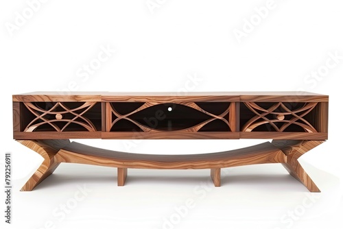 Wallpaper Mural Elegant TV stand Isolated on white Torontodigital.ca