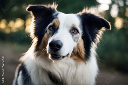 'adopted rescue pet being border parent was photographed old senior collie dog an foster who adopt animal homeless mammal tricolour cleaving face unique marking shelter home sad afraid scared shy' © akkash jpg