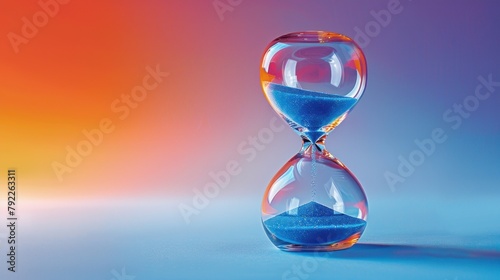 hourglass stands as a beacon of the fleeting nature of time. © Henry