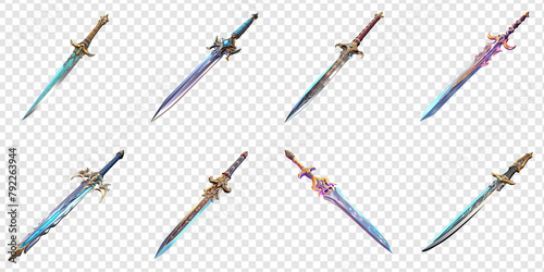 Elegant sword png collection