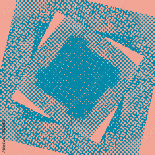Abstract halftone grunge texture background image.