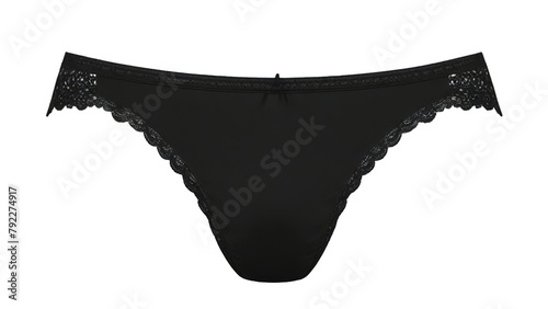 Wallpaper Mural Women's black panties wiut white background and cut ou Torontodigital.ca