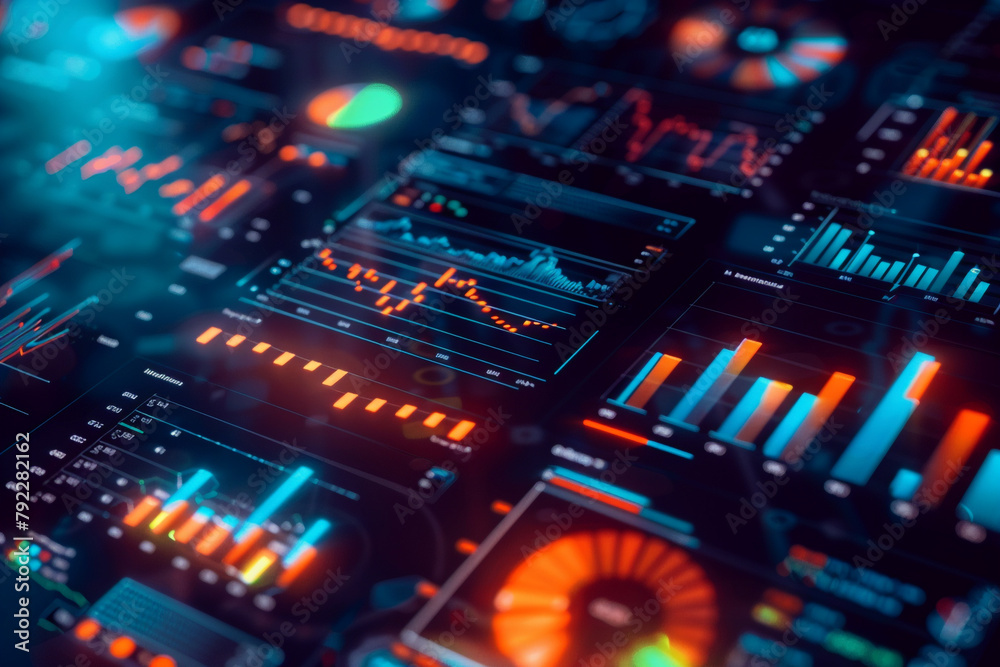 Banking Investment Portfolio with Illuminated Charts An image representing a banking investment portfolio with various illuminated charts Banking Investment Portfolio with Illuminated Charts An image representing a banking investment portfolio with various illuminated charts