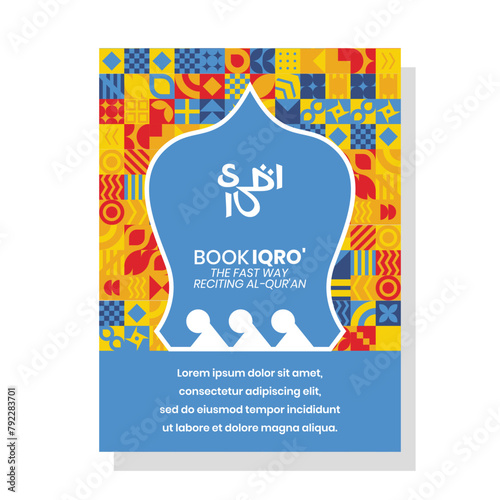 Islamic iqro' book cover photo