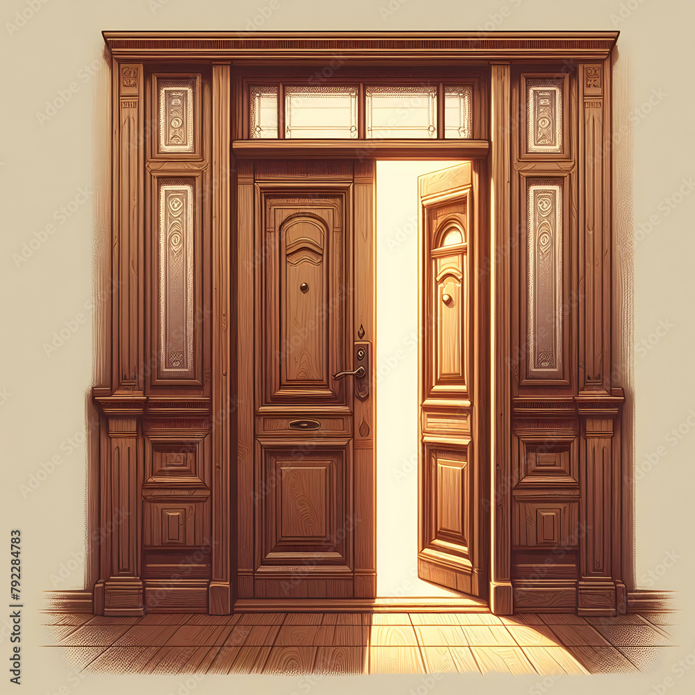 door in a wall wood, wooden, house, home, entrance, architecture, interior, wall, old, doorway, brown, Ai generated door in a wall wood, wooden, house, home, entrance, architecture, interior, wall, old, doorway, brown, Ai generated