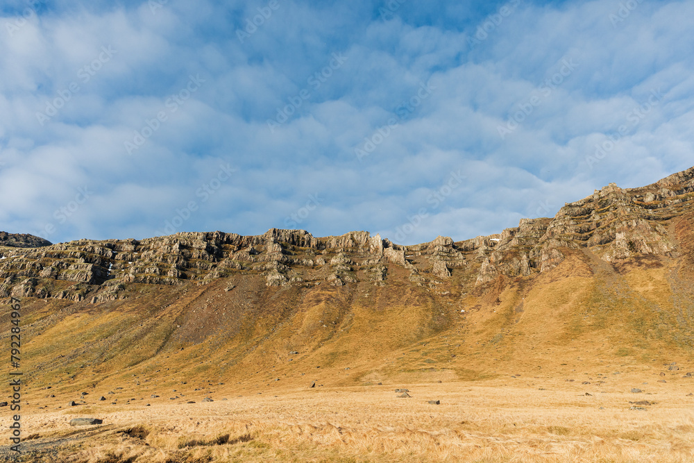 landscape of the mountains