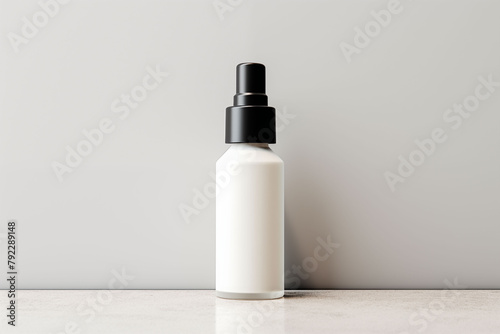 Minimalist serum bottle mockup with clean lines for a sophisticated look