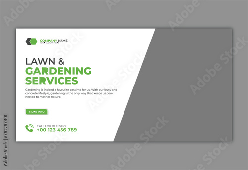 landscaping lawn care postcard, best lawn care Service postcard template, cleaning lawn mowing garden and landscaping mow grass cutting postcard or eddm, every door direct mail design template
