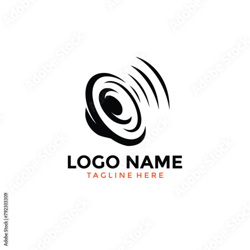 Speaker Logo Vector Design Template 3