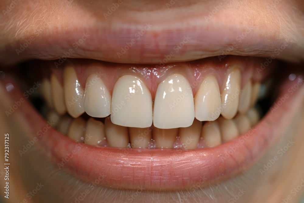 Fototapeta premium dental care before and after