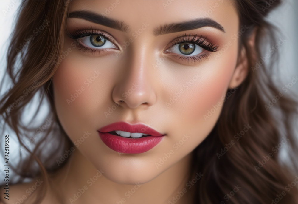 A Portrait Of Breathtakingly Gorgeous, Exotic, Beautiful Woman.
A Portrait Of Breathtakingly Gorgeous, Exotic, Beautiful Woman.