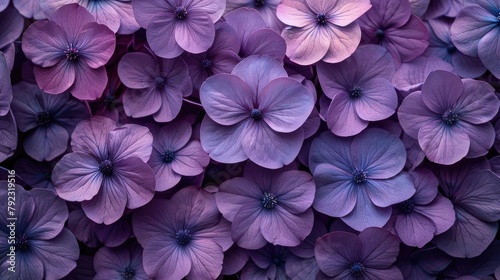 a backdrop of romantic violet flowers,art image © Emile