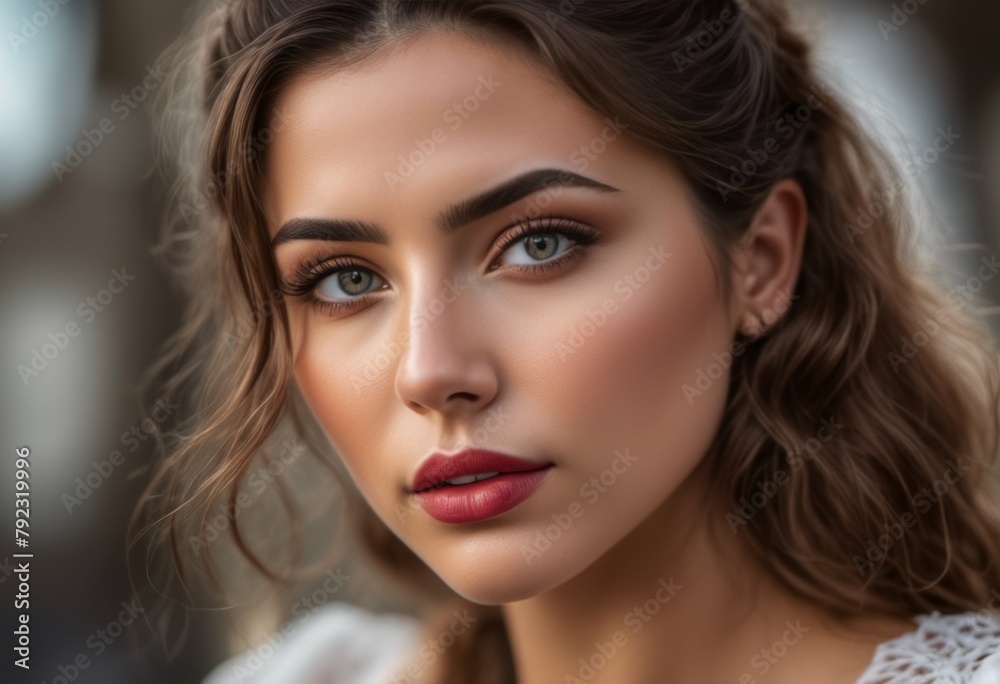 A Portrait Of Breathtakingly Gorgeous, Exotic, Beautiful Woman.
A Portrait Of Breathtakingly Gorgeous, Exotic, Beautiful Woman.