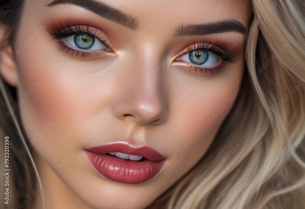A Portrait Of Breathtakingly Gorgeous, Exotic, Beautiful Woman.
A Portrait Of Breathtakingly Gorgeous, Exotic, Beautiful Woman.