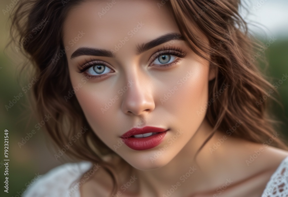 A Portrait Of Breathtakingly Gorgeous, Exotic, Beautiful Woman.
A Portrait Of Breathtakingly Gorgeous, Exotic, Beautiful Woman.