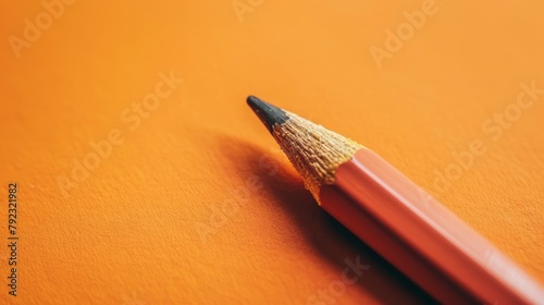 A close up of pencil