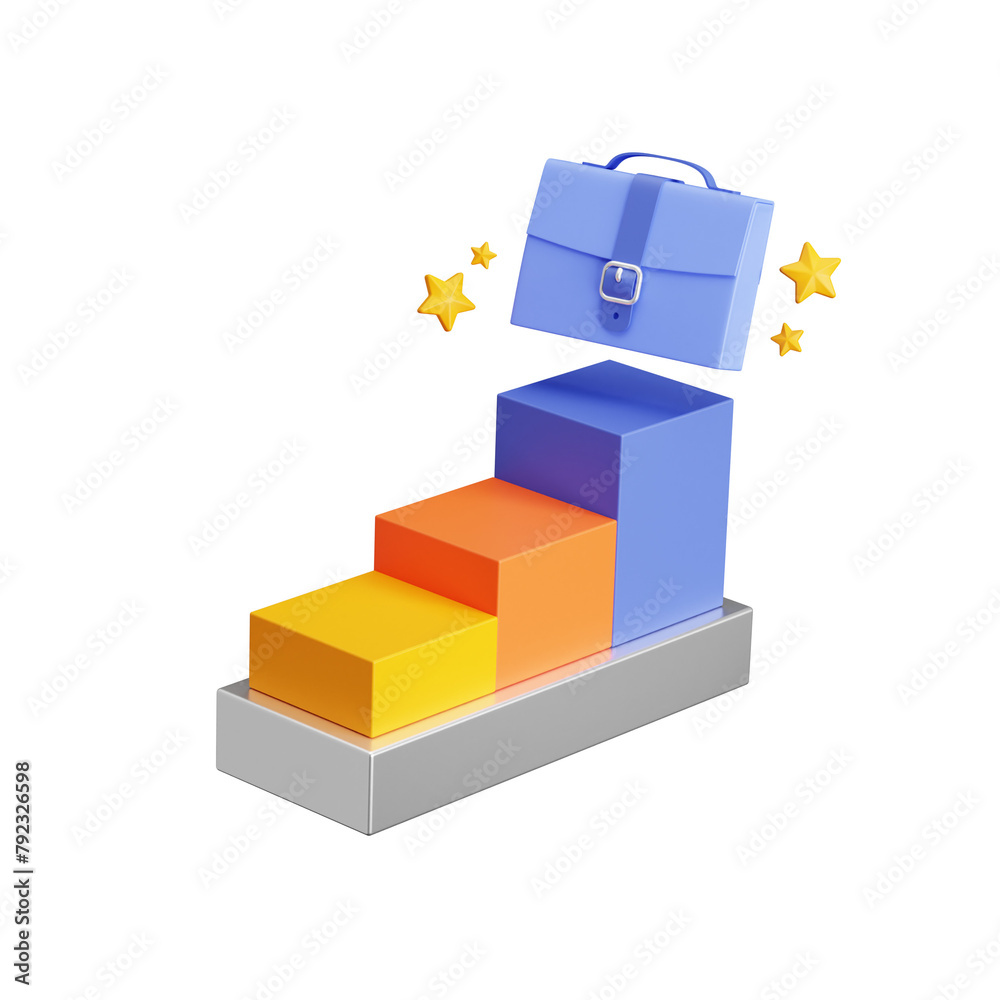 Hirely - 3D Jobs and Career Icon Set Hirely - 3D Jobs and Career Icon Set