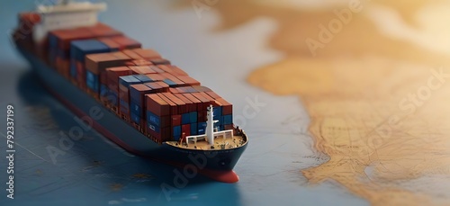 container cargo freight ship photo