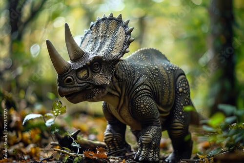 Baby Triceratops on a Wild