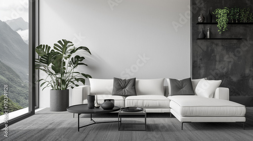 3D Render Living Room
