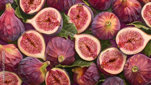 Succulent Symphony: Indulge in the Opulent Artistry of Fresh Figs.