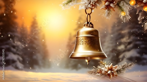 christmas bells on the tree