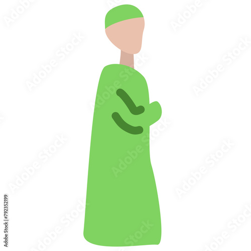 Muslim Praying Icon
