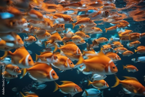'colorful fishes sea fish under underwater coral reef aquarium tropical life water ocean aqualung red nature marin diving undersea wildlife exotic landscape colourful snorkel aquatic shoal earth wild' photo