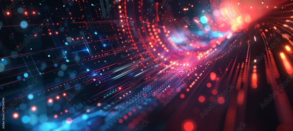 Digital background for tech, AI, data Digital background for tech, AI, data