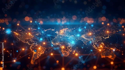 Mapping Global Network Connection with Big Data Analytics. Concept Big Data Analytics, Global Network, Mapping, Data Visualization, Connectivity