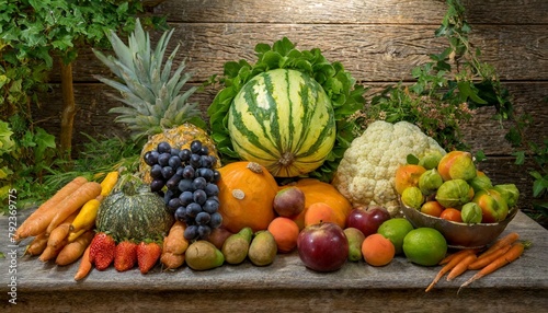 fruits and vegetables in basket, Compilation of Fruits and Vegetables 