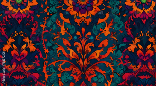 seamless pattern with flowers