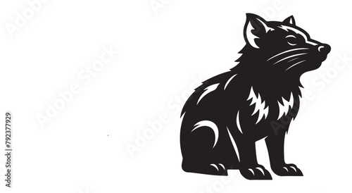 Clip art Illustration Tasmanian devil silhouette 