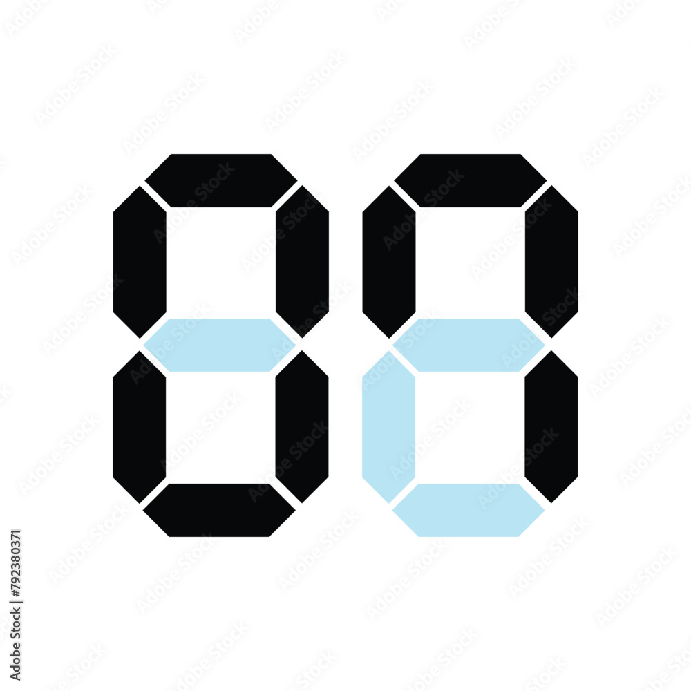 number digit display design Element. Can be used for Web and App. Symbol design icon graphic element resources. Flat design style icon for ui button application. user interface design elements number digit display design Element. Can be used for Web and App. Symbol design icon graphic element resources. Flat design style icon for ui button application. user interface design elements