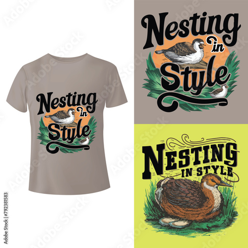 Nesting in style  T-shirt
