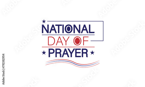 United in Prayer A Patriotic National Day Design