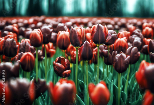 'field High quality burgundy photo A tulips red Background Flower Woman Design Nature Easter Spring Birthday Gift Floral Beauty Garden Green Leaves Holiday Colorful Beautiful NaturalBackground Flower' photo