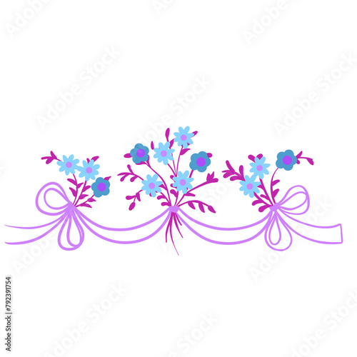 abstract background with flowers and butterflies fit for borders decorative arts can be frame 