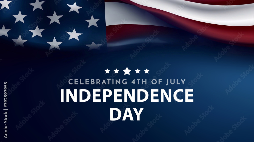 Happy independence day 4th of July background. US Independence Day Poster Design