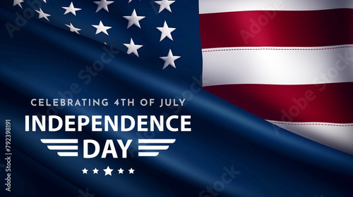Happy independence day 4th of July background. US Independence Day Poster Design