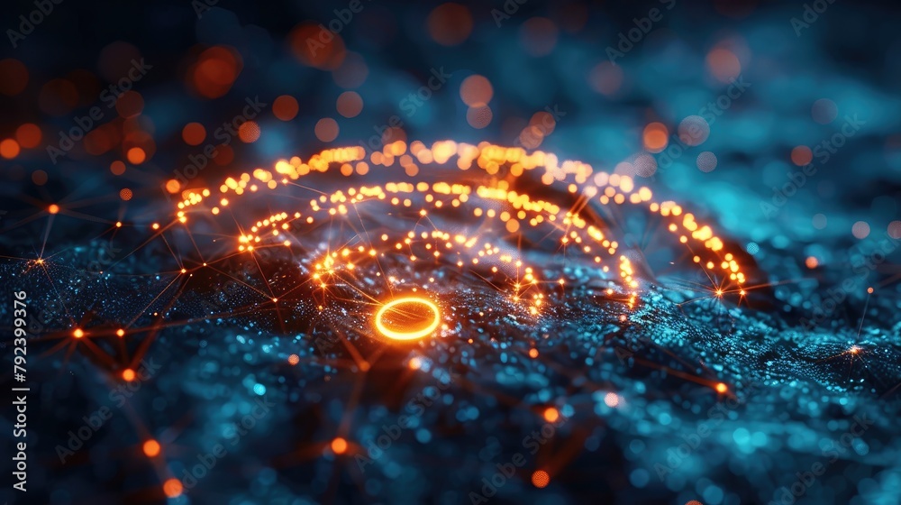 wireless network and connection abstract data background with wifi symbol stock photo wireless network and connection abstract data background with wifi symbol stock photo