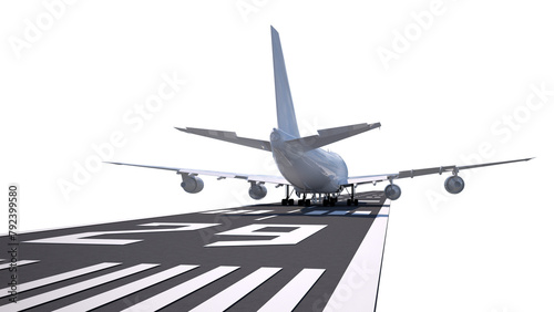 Airplane Landing Runway
