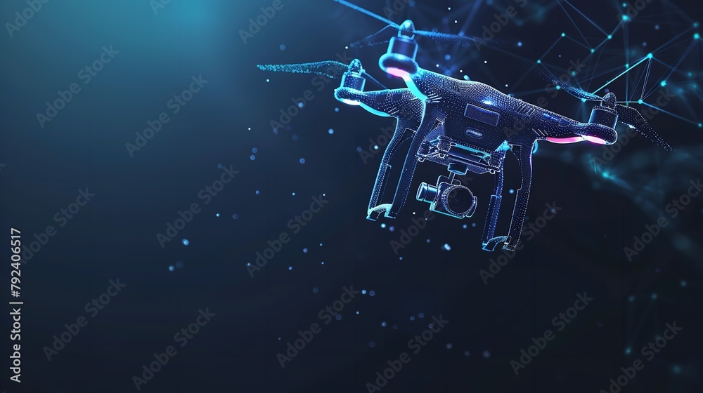 Digital Vector 3D Illustration of Drone with Camera
Digital Vector 3D Illustration of Drone with Camera