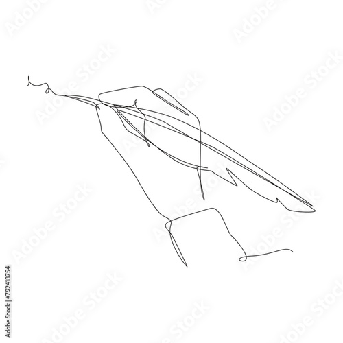 poetry day continuos line drawing design elements. hand writing continuous line design elements. vector eps 10.