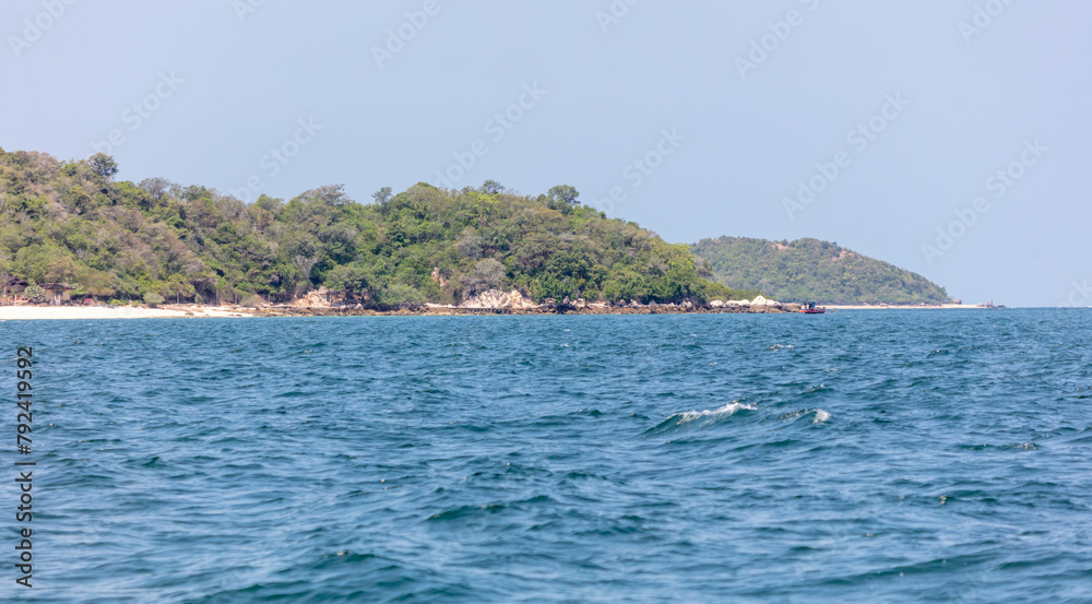 Shore of an island in the sea