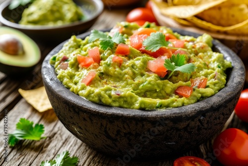 Tomato infused avocado dip made organically at home