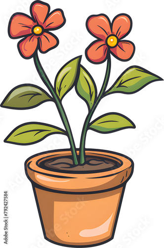 Wallpaper Mural flower pot, flower, flowerpot Torontodigital.ca