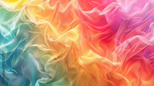 colorful design on cotton - abstract background